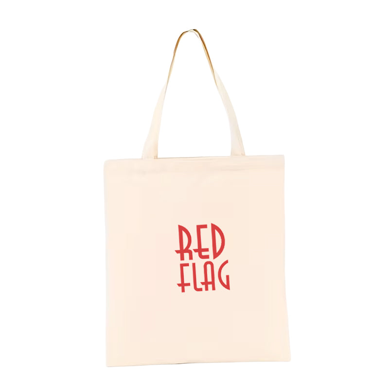 tote bag red flag