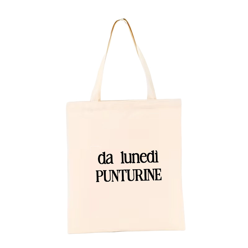 tote bag da lunedì punturine